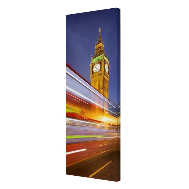 Skyline wall art Traffic in London at the Big Ben at night