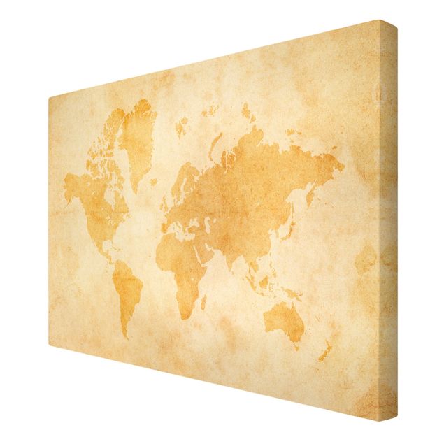 Prints Vintage World Map