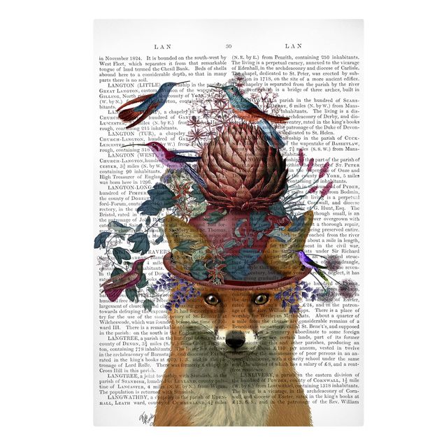 Contemporary art prints Fowler - Fox With Artichoke