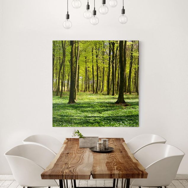 Landscape canvas prints Forest Meadow