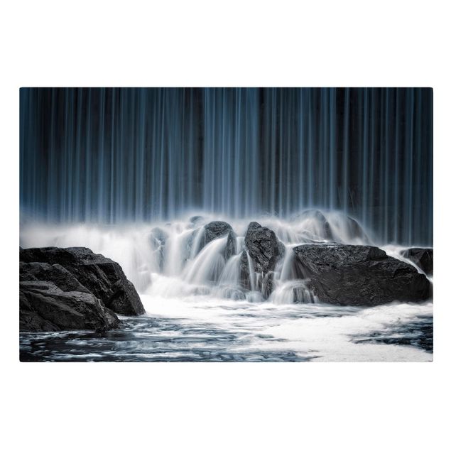 Canvas prints landscape Waterfall In Finland