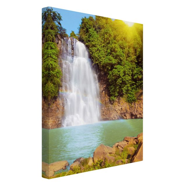 Canvas waterfall Waterfall Romance
