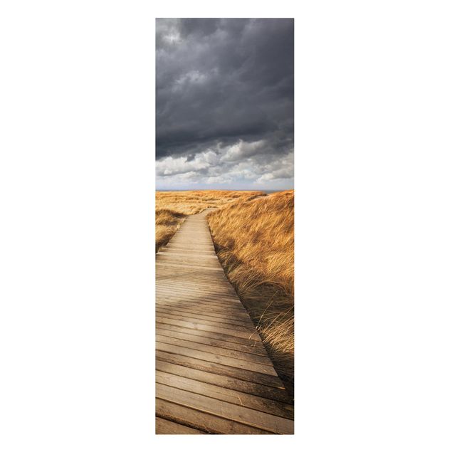 Canvas prints dunes Path Between Dunes