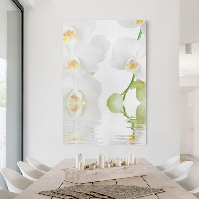 Orchid wall art Spa Orchid - White Orchid