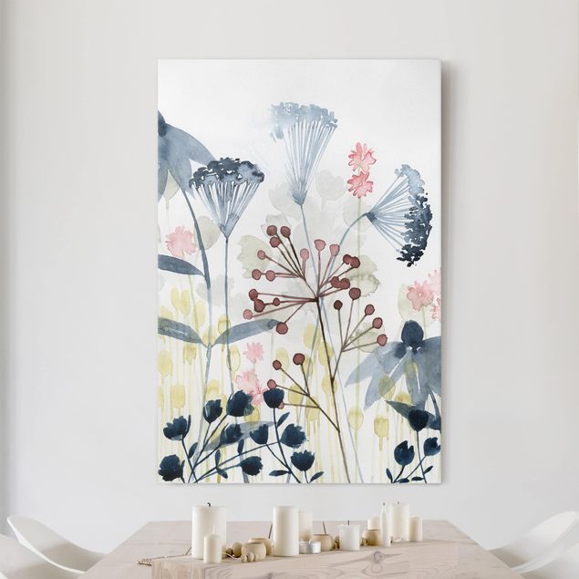 Floral canvas Wildflower Watercolour I