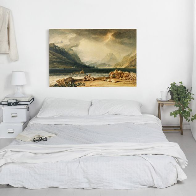 Prints landscape William Turner - The Lake of Thun, Switzerland