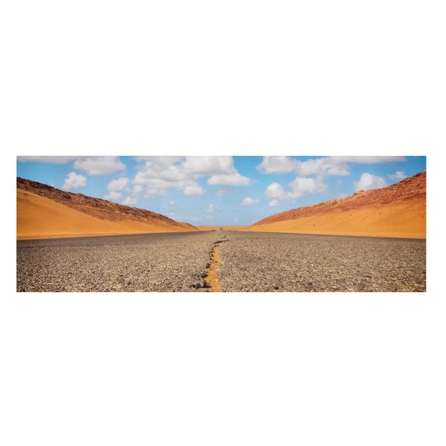 Desert canvas art Desert Road