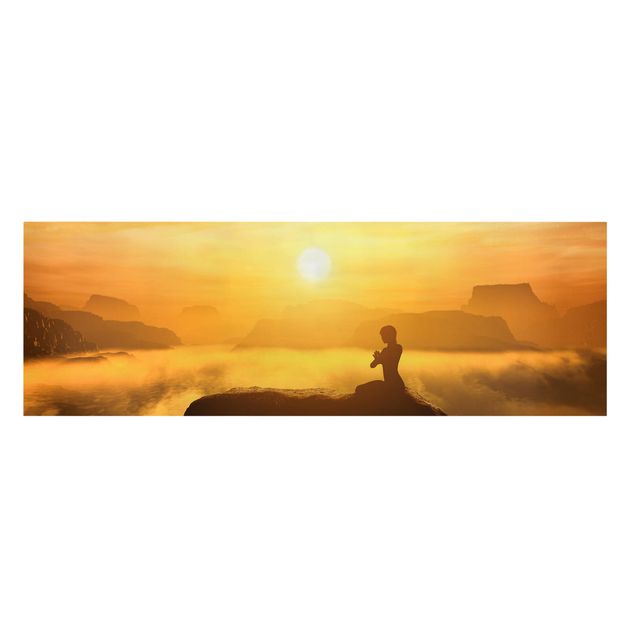 Mountain canvas art Yoga Meditation