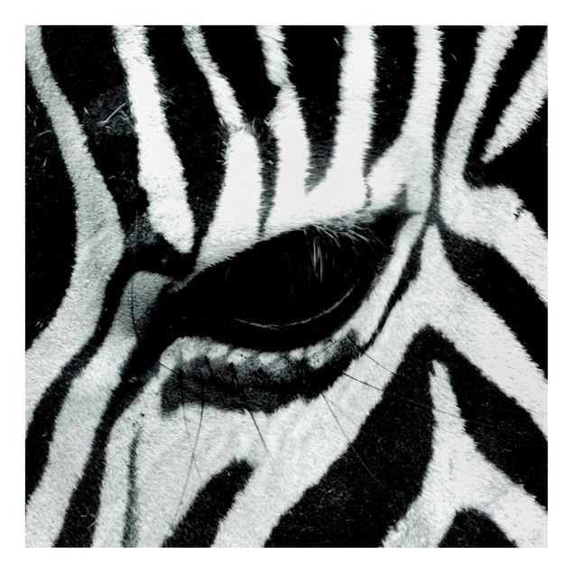 Wall art black and white Zebra Crossing