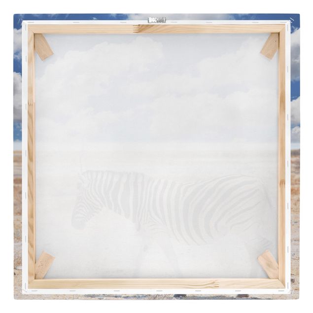 Canvas prints animals Zebra In The Savannah