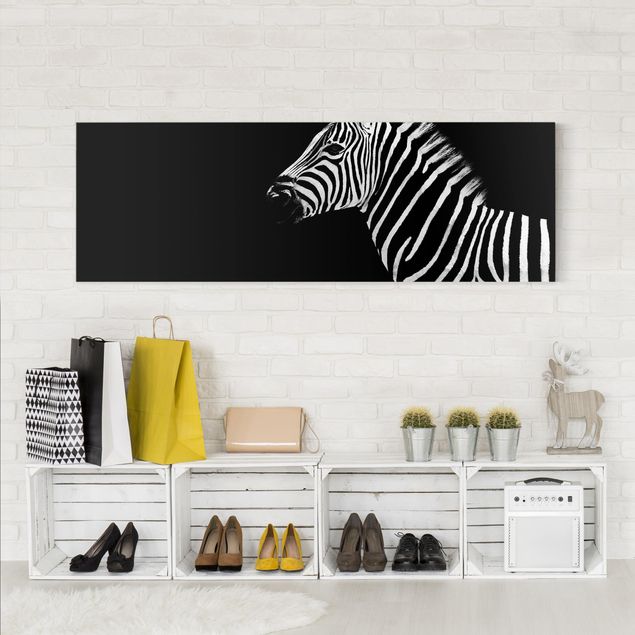 Zebra canvas Zebra Safari Art