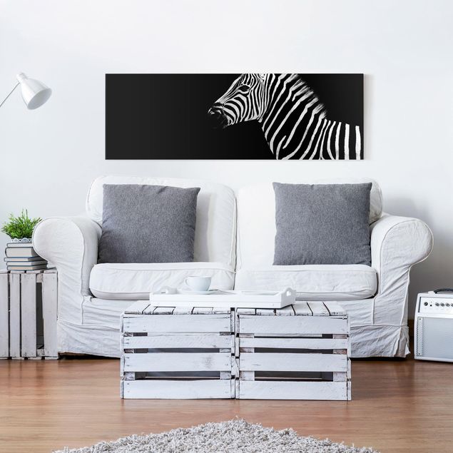 Zebra canvas print Zebra Safari Art