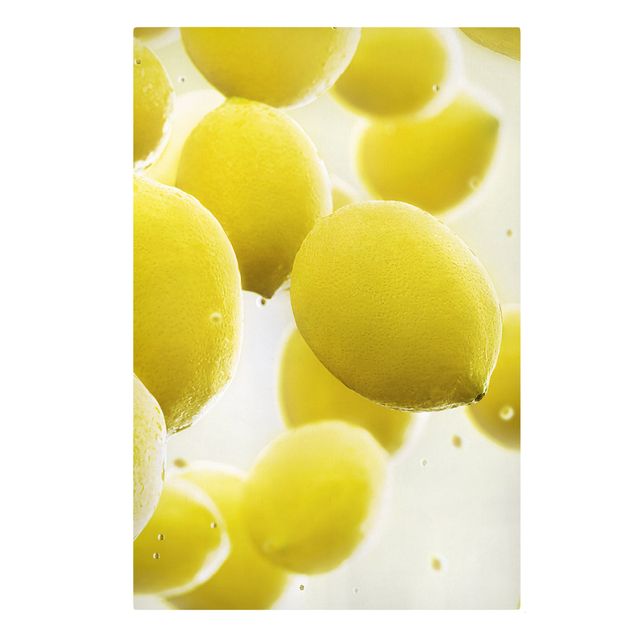 Fruit canvas Lemons In Water