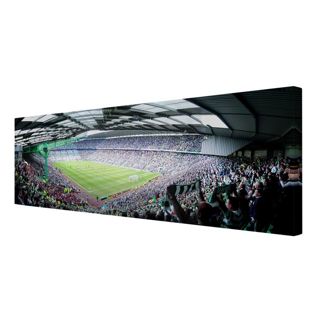 Green canvas wall art Football Stadium