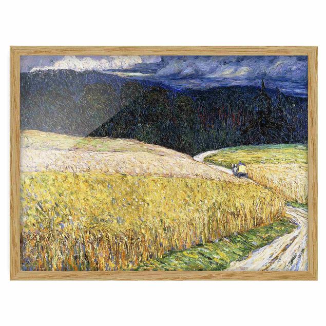 Landscape wall art Wassily Kandinsky - Kallmünz - Thunderstorm (The Stagecoach)