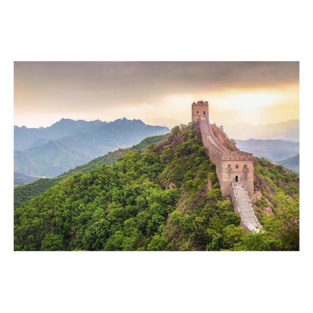 Mountain art prints The Infinite Wall Of China