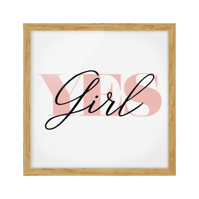 Contemporary art prints Yes Girl