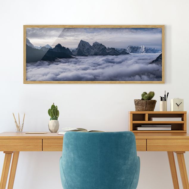 Landscape canvas prints Sea Of ​​Clouds In The Himalayas