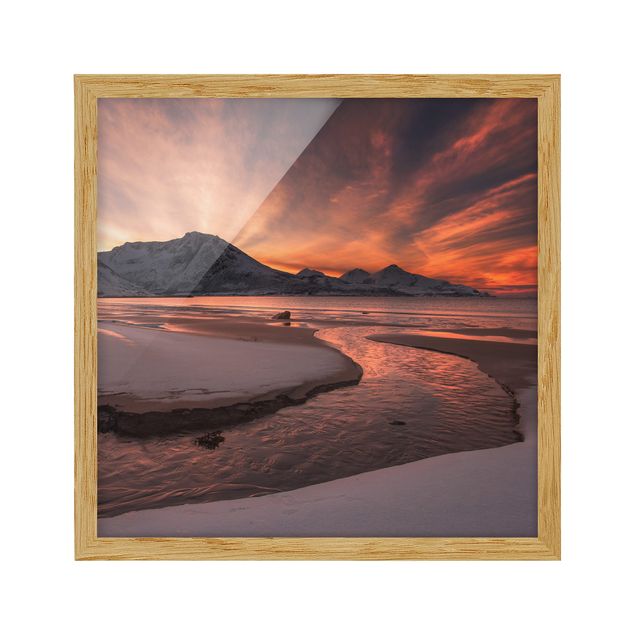 Beach prints Golden Sunset