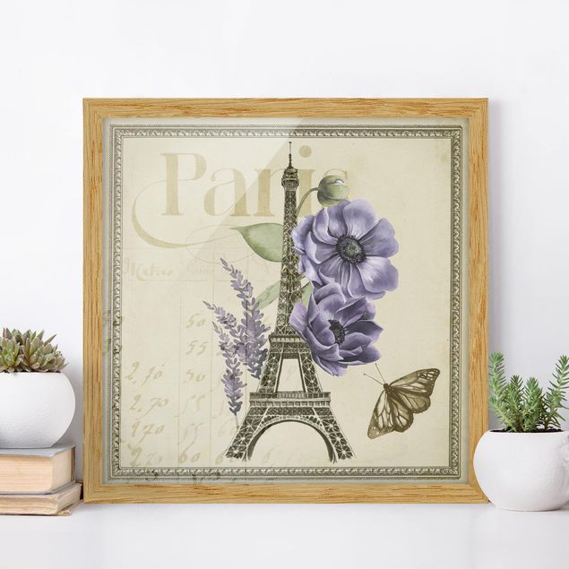 Kitchen Paris Collage Eiffel Tower