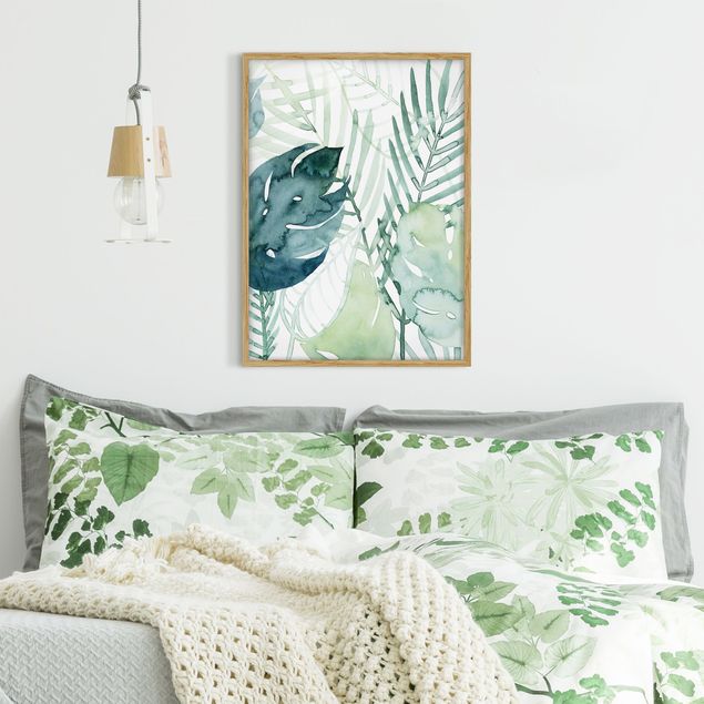 Floral picture Palm Fronds In Watercolour I