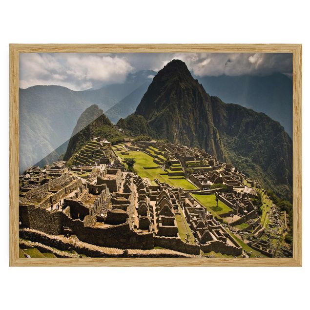 Modern art prints Machu Picchu