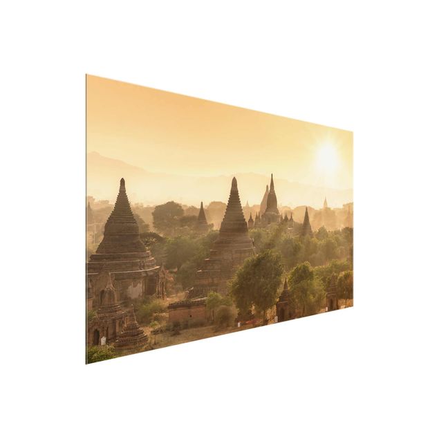 Landscape wall art Sun Setting Over Bagan