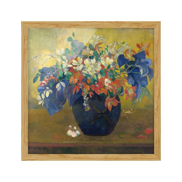 Art posters Paul Gauguin - Flowers in a Vase