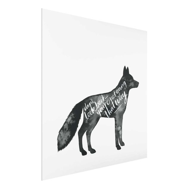 Prints animals Animals With Wisdom - Fox