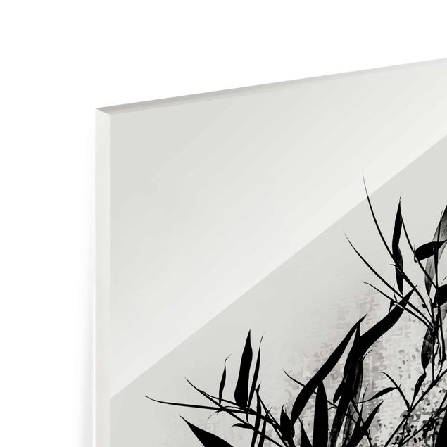Art prints Graphical Plant World - Black Bamboo