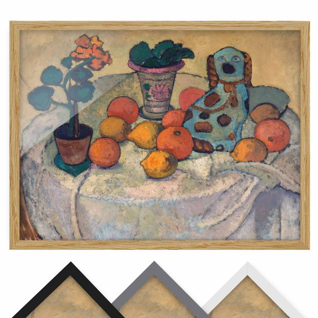 Kitchen Paula Modersohn-Becker - Still Life With Oranges And Stoneware Dog