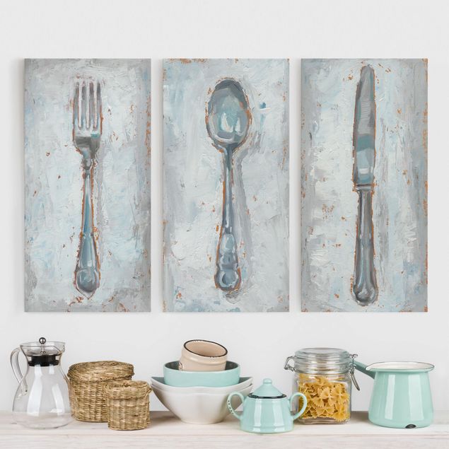 Kitchen Impressionistic Cutlery Set I