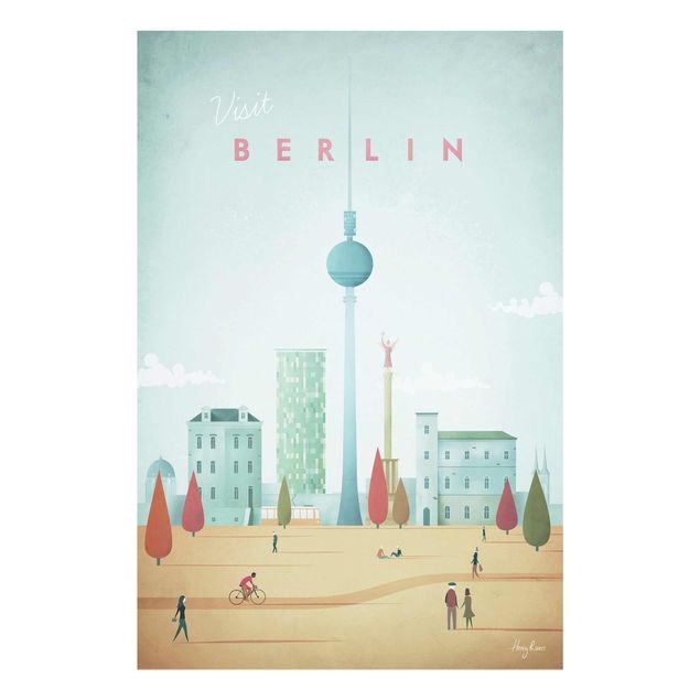 Art prints Travel Poster - Berlin