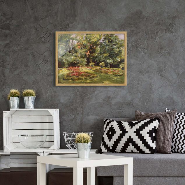 Art styles Max Liebermann - Flower Terrace Wannseegarten
