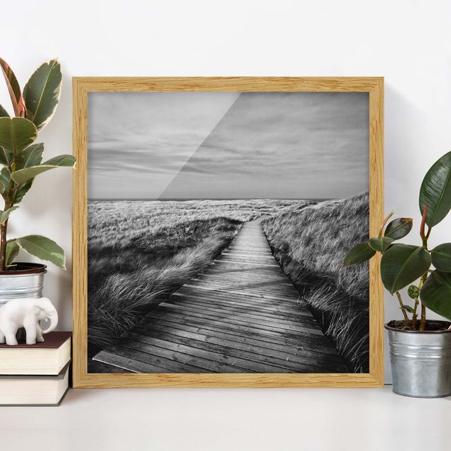 Framed beach pictures Dune Path On Sylt II