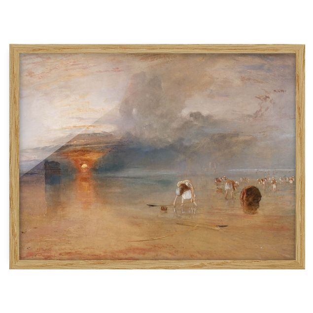 Prints landscape William Turner - Beach At Calais
