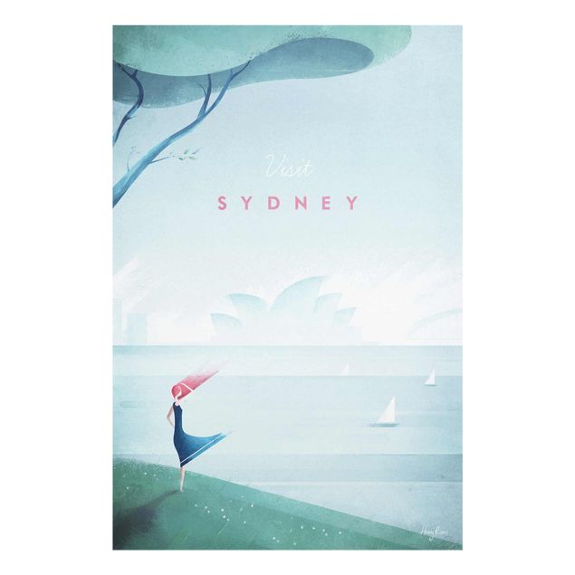 Sea prints Travel Poster - Sidney