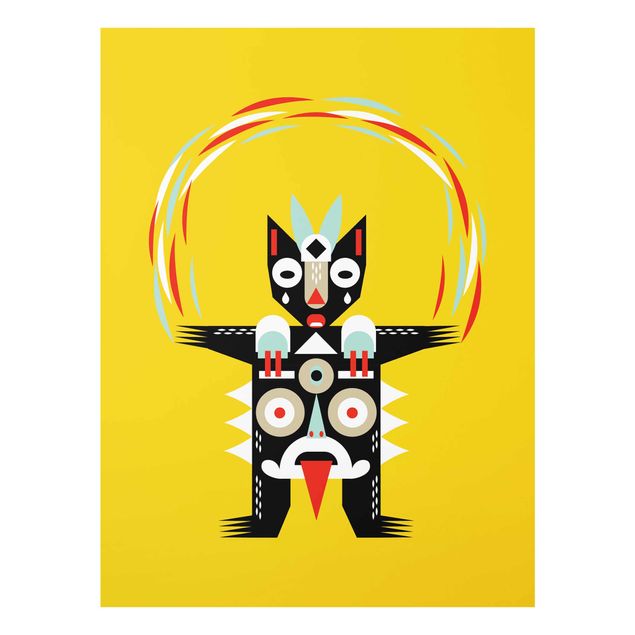 Prints multicoloured Collage Ethno Monster - Juggler