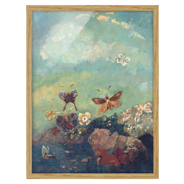 Art prints Odilon Redon - Butterflies