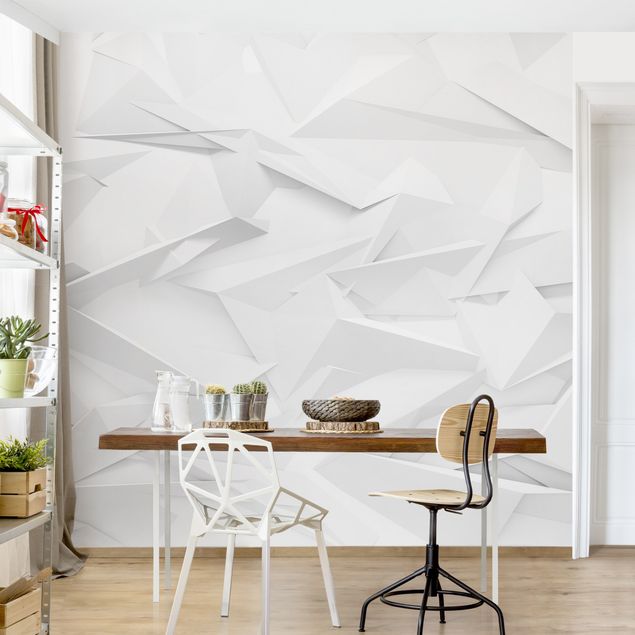 Geometric shapes wallpaper Abstract 3D Optics