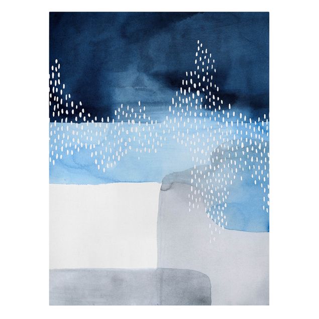 Prints modern Abstract Waterfall
