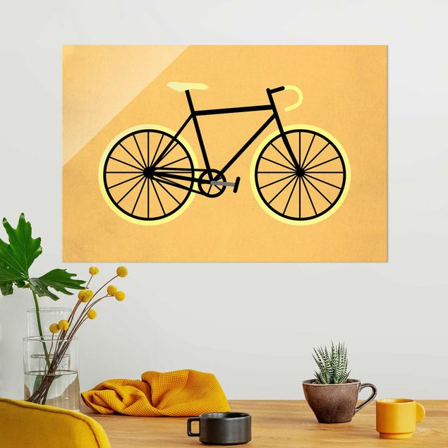 Kitchen Bicycle In Yellow