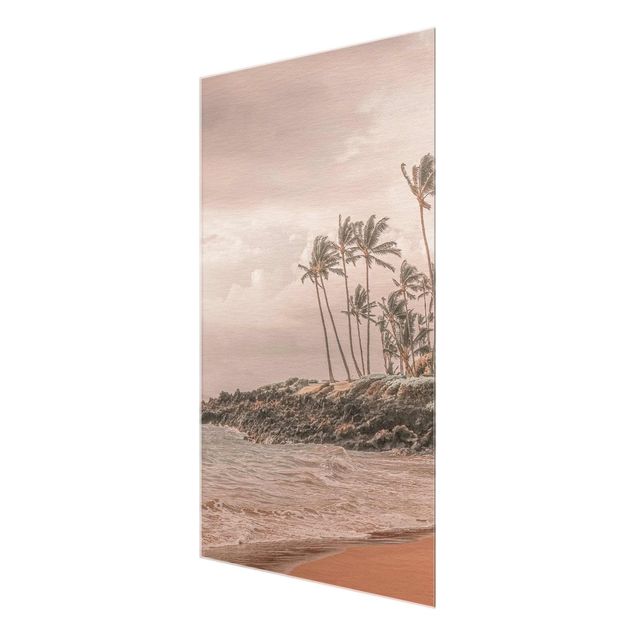 Glass prints landscape Aloha Hawaii Beach ll