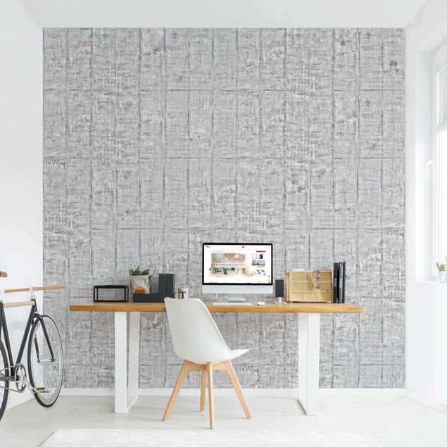 Contemporary wallpaper Old Bricks With Concrete Look