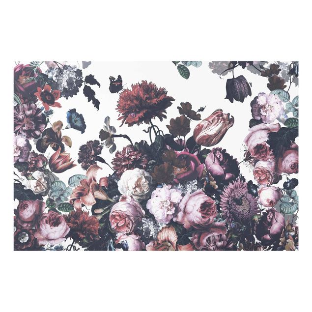 Prints floral Old Masters Flower Rush With Roses Bouquet
