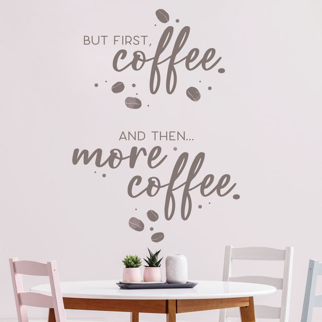 Wall stickers for cafe And Then More Coffee