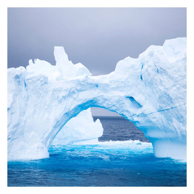 Blue aesthetic wallpaper Antarctic Iceberg