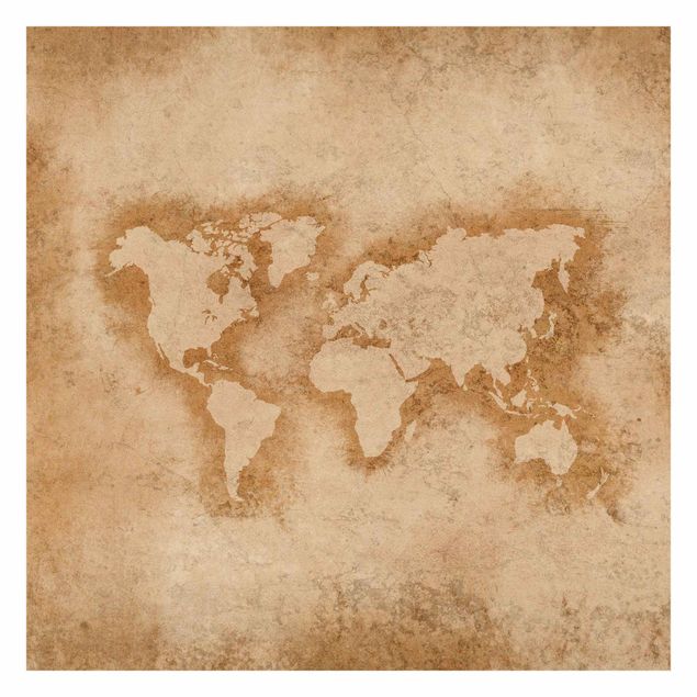 Adhesive wallpaper Antique World Map