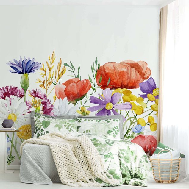 Kitchen Watercolour Flowers