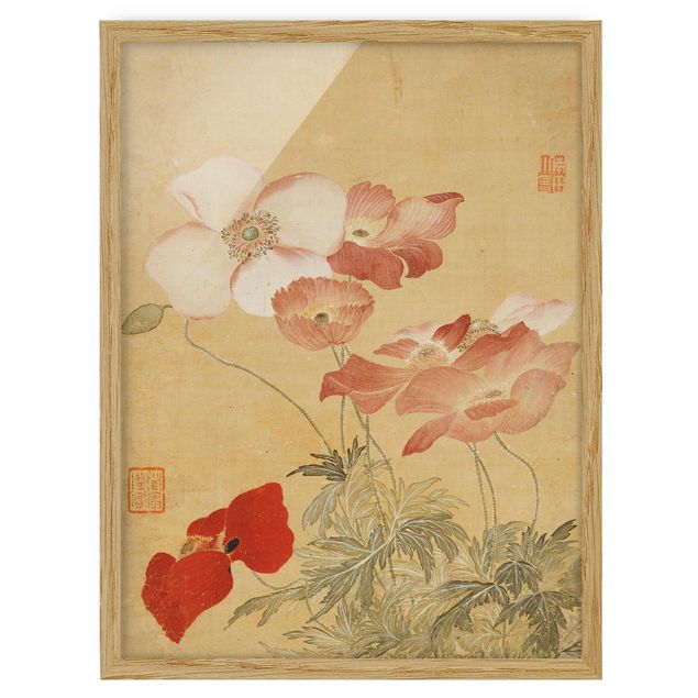 Art prints Yun Shouping - Poppy Flower